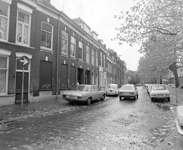 882143 Gezicht op de voorgevels van de panden Oosterstraat 41-lager te Utrecht.